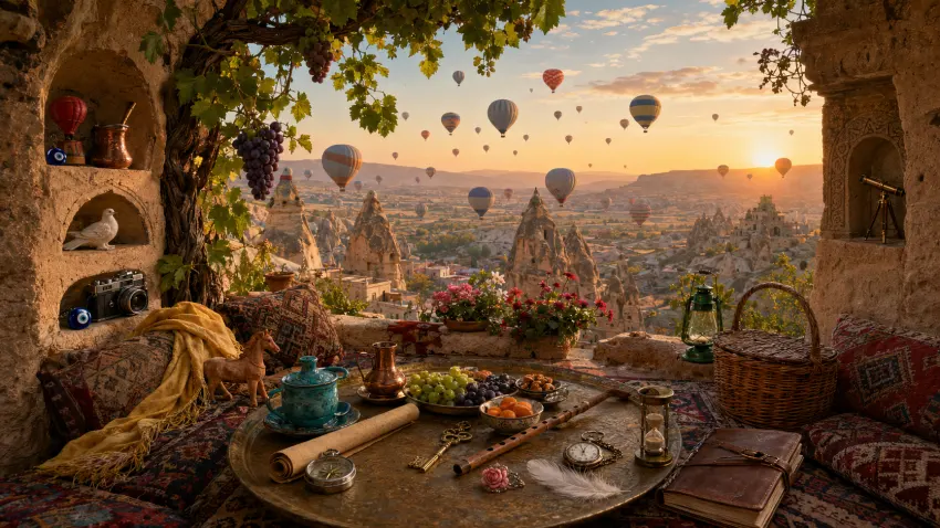 Kapadokya Balonları gizli nesne sahnesi