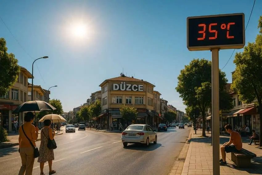 Düzce’ye Yakıcı Sıcaklar Geliyor! Valilikten Kritik Uyarı