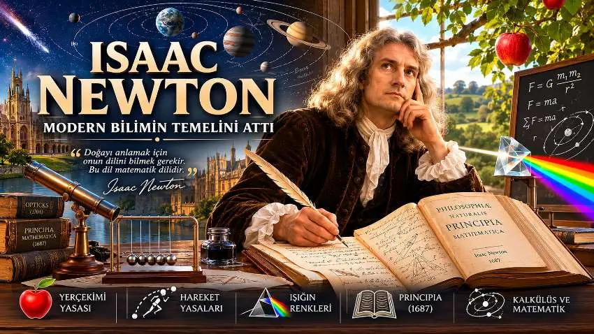 Bir Elma Değil, Bir Çağ Düştü: Isaac Newtonun Fikirleri Dünyayı Değiştirdi