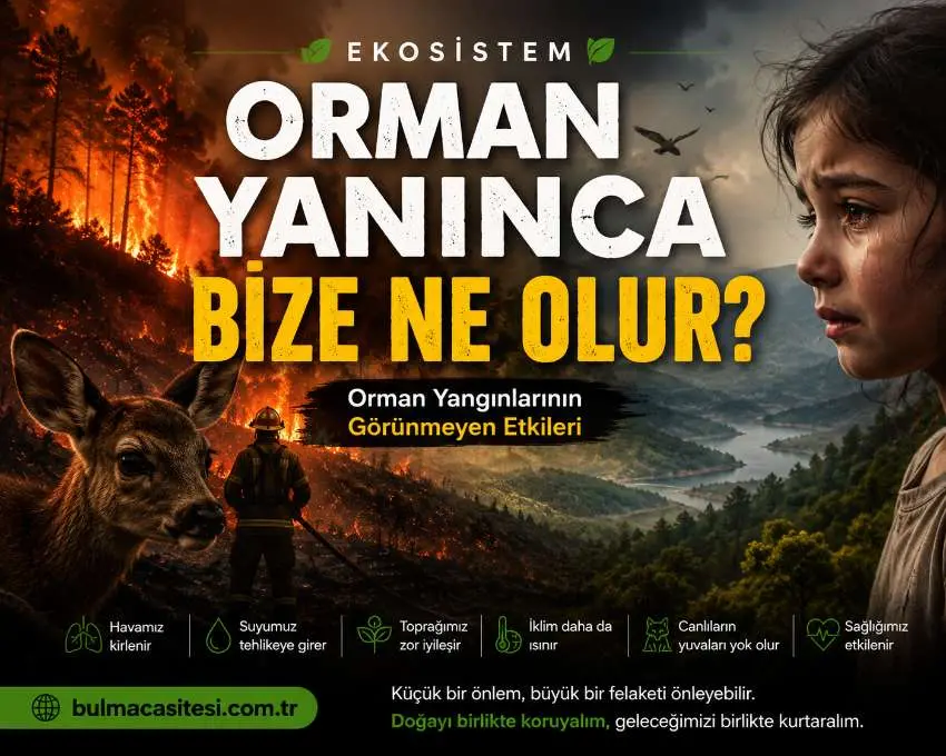 Orman Yanarken Yalnızca Ağaçlar Kül Olmuyor: Yangının Bize Ulaşan Görünmeyen Etkileri
