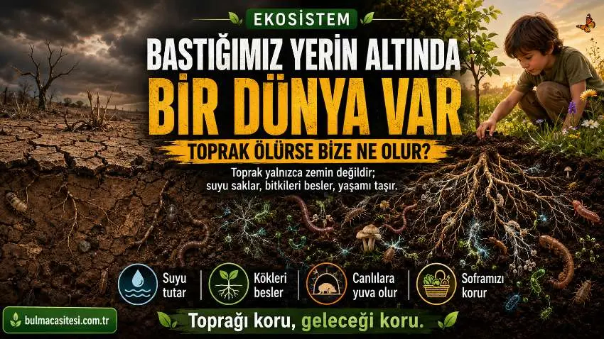 Bastığımız Yerin Altında Bir Dünya Var: Toprak Ölürse Bize Ne Olur