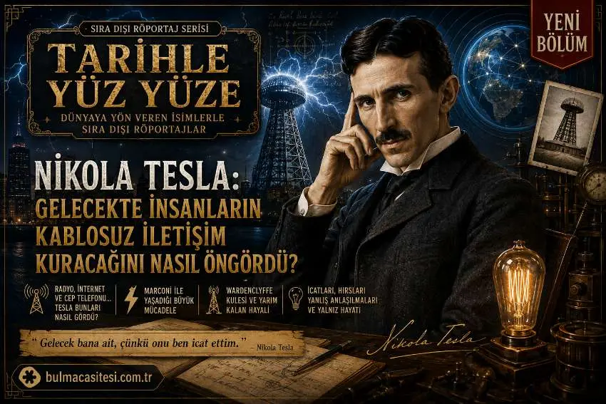Nikola Tesla ile Yüz Yüze: Dünyanın Bir Gün Kablosuz Konuşacağını Nasıl Öngördünüz