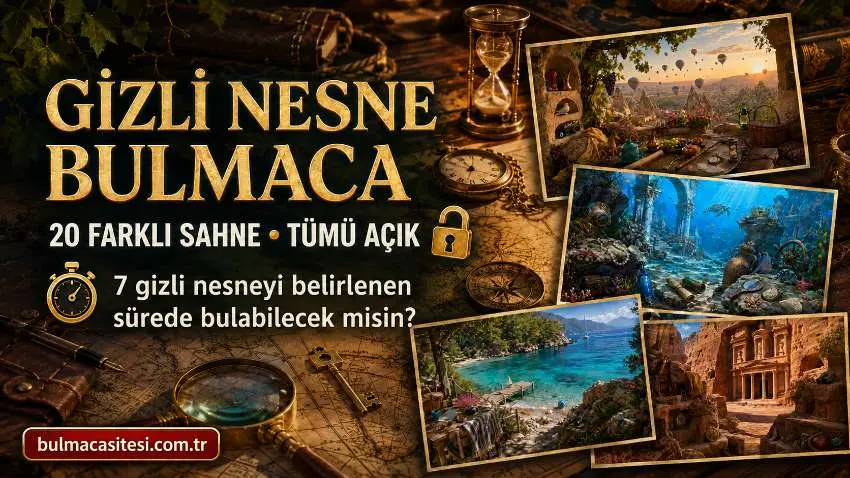 Bakmak Yetmez, Fark Edebilir misiniz Gizli Nesne Oyununun Tüm Sahneleri Açıldı